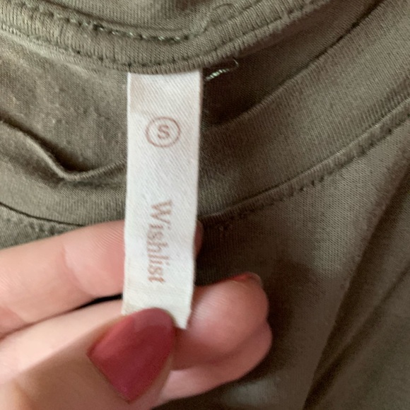 Green Twist Front Tee - Picture 2 of 2